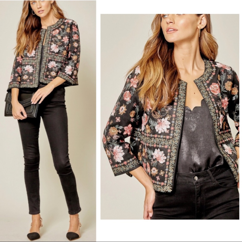 25% off Gorgeous Suede Embroidered jacket